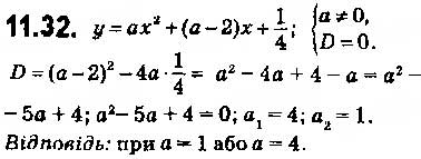 Завдання № 32 - 11. Квадратична функція, її графік і властивості - ГДЗ Алгебра 9 клас А.Г. Мерзляк, В.Б. Полонський, М.С. Якір 2017