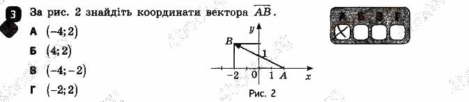 Завдання № 2 - Варіант 2 - ГДЗ Геометрія 9 клас А.М. Биченкова 2017 - Зошит для контролю