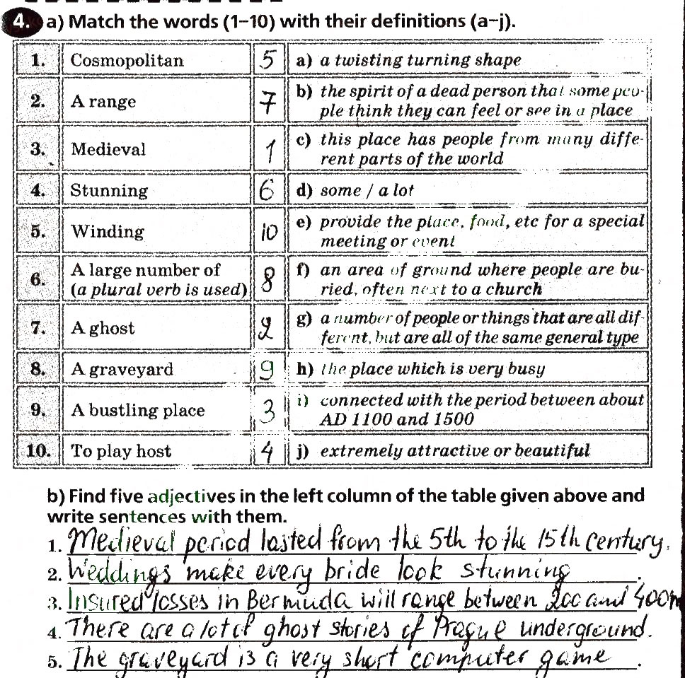 Завдання № 4 - Lessons 3-4 - ГДЗ Англійська мова 9 клас А.М. Несвіт 2011 - Робочий зошит