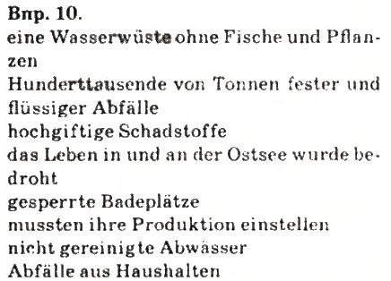Завдання № 10 - Wasser heifit Leben - ГДЗ Німецька мова 9 клас Н.П. Басай 2009