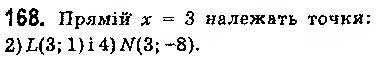 Завдання № 168 - § 5. Рівняння прямої - ГДЗ Геометрія 9 клас О.С. Істер 2017