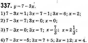 Завдання № 337 - § 8. Функції. Область визначення, область значень і графік функції - ГДЗ Алгебра 9 клас О.С. Істер 2017
