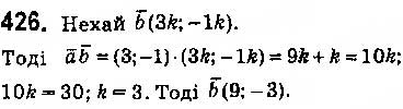 Завдання № 426 - § 10. Скалярний добуток векторів - ГДЗ Геометрія 9 клас О.С. Істер 2017
