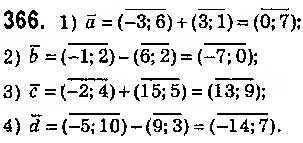Завдання № 366 - § 9. Множення вектора на число - ГДЗ Геометрія 9 клас О.С. Істер 2017