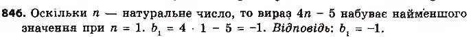 Завдання № 846 - § 20. Сума n перших членів геометричної прогресії - ГДЗ Алгебра 9 клас О.С. Істер 2017