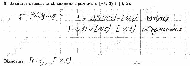 Завдання № 3 - Варіант 1 - ГДЗ Алгебра 9 клас О.С. Істер 2017 - Зошит для самостійних та контрольних робіт