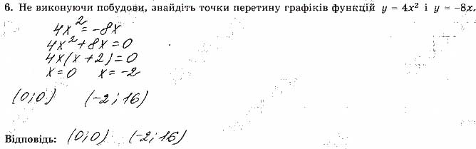 Завдання № 6 - Варіант 3 - ГДЗ Алгебра 9 клас О.С. Істер 2017 - Зошит для самостійних та контрольних робіт