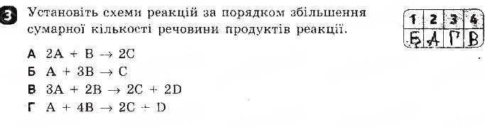 Завдання № 3 - Варіант 2 - ГДЗ Хімія 9 клас О.В. Григорович 2017 - Зошит для контролю знань