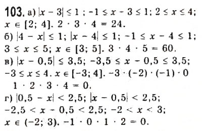 Завдання № 103 - § 2. Нерівності зі змінними - ГДЗ Алгебра 9 клас Ю.І. Мальований, Г.М. Литвиненко, Г.М. Возняк 2009