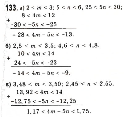 Завдання № 133 - § 2. Нерівності зі змінними - ГДЗ Алгебра 9 клас Ю.І. Мальований, Г.М. Литвиненко, Г.М. Возняк 2009