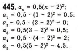 Завдання № 445 - § 10. Арифметична прогресія - ГДЗ Алгебра 9 клас Ю.І. Мальований, Г.М. Литвиненко, Г.М. Возняк 2009
