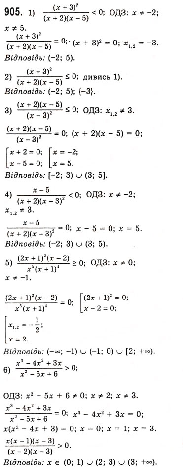 Завдання № 905 - Розв’язування найпростіших тригонометричних нерівностей - ГДЗ Алгебра 10 клас А.Г. Мерзляк, Д.А. Номіровський, В.Б. Полонський, М.С. Якір 2010 - Академічний рівень