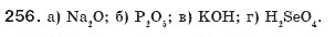 Завдання № 256 - § 30. Періодична система і хімічні властивості сполук - ГДЗ Хімія 8 клас П.П. Попель, Л.С. Крикля 2008
